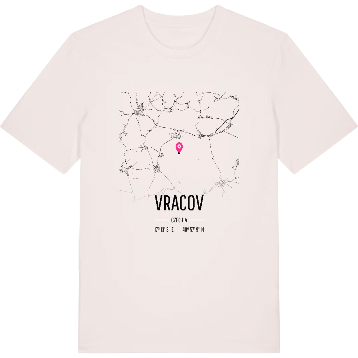 Vracov karta t-shirt – t-shirt från PinShirt