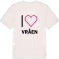 Jag älskar Vråen t-shirt stort tryck
