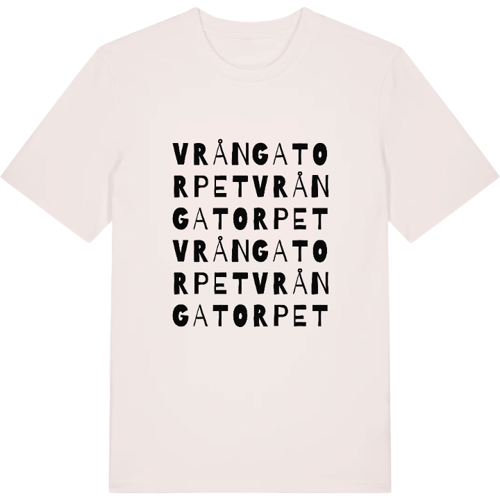 Vrångatorpet ordlek t-shirt – t-shirt från PinShirt