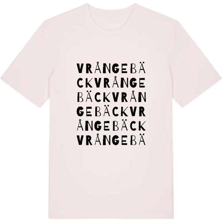 Vrångebäck ordlek t-shirt – t-shirt från PinShirt