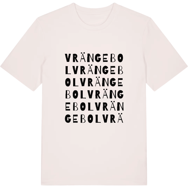 Vrängebol ordlek t-shirt – t-shirt från PinShirt