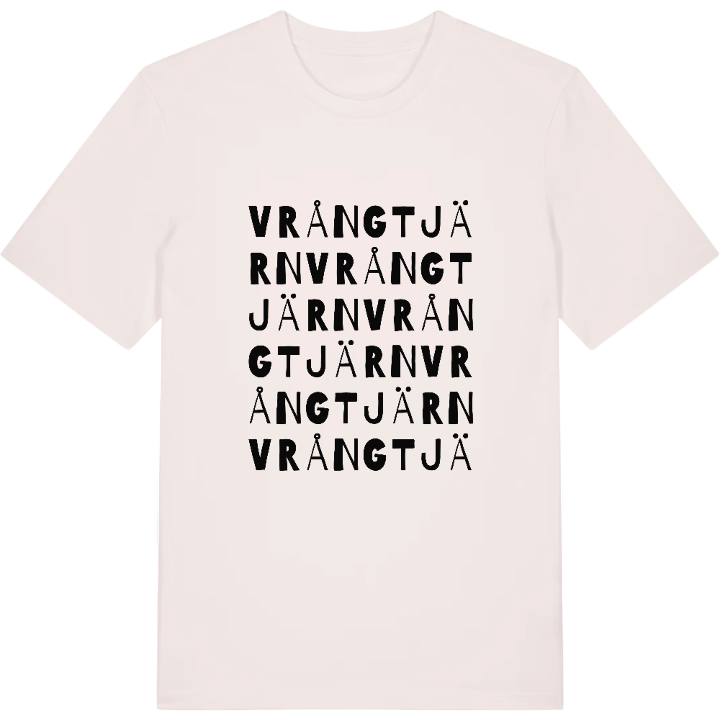 Vrångtjärn ordlek t-shirt – t-shirt från PinShirt
