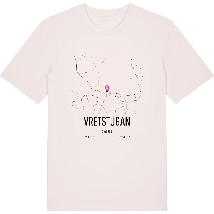 Vretstugan karta t-shirt – t-shirt från PinShirt