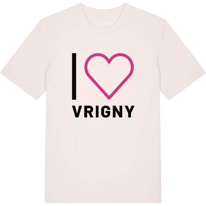 Jag älskar Vrigny t-shirt stort tryck – t-shirt från PinShirt