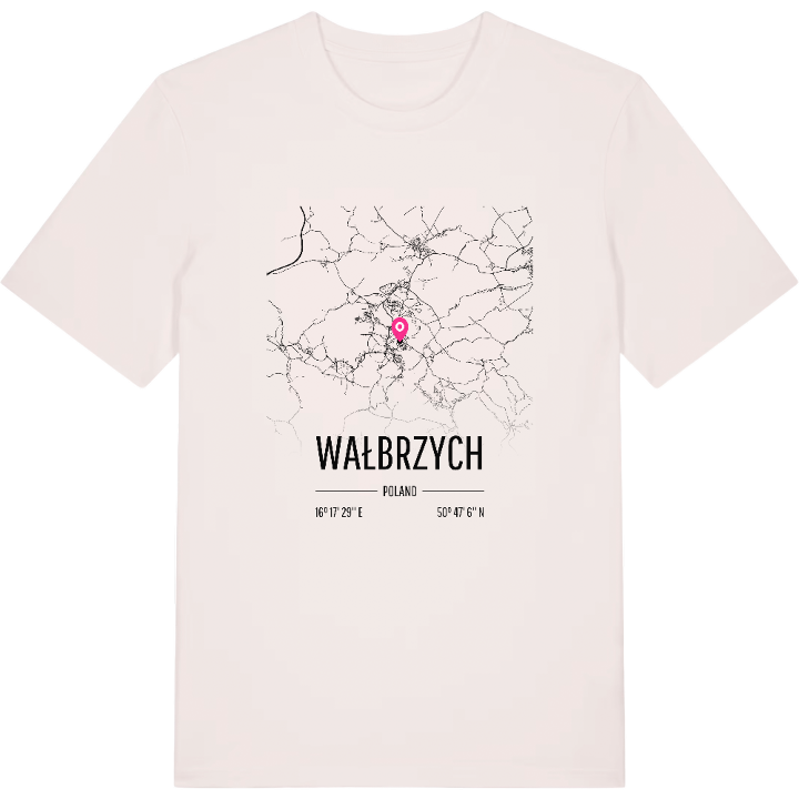 Wałbrzych karta t-shirt – t-shirt från PinShirt