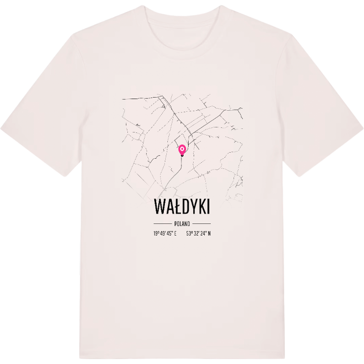 Wałdyki karta t-shirt – t-shirt från PinShirt