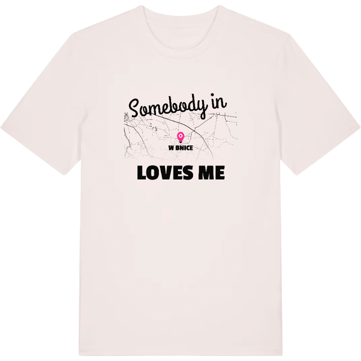 Någon i Wąbnice älskar mig t-shirt – t-shirt från PinShirt