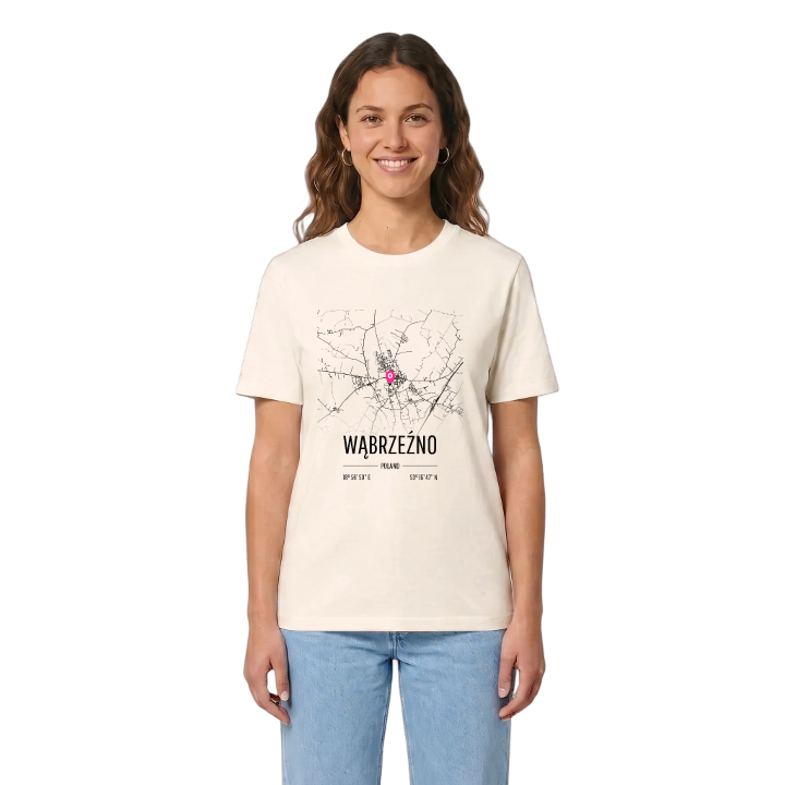 Wąbrzeźno karta t-shirt – t-shirt från PinShirt
