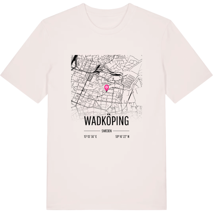Wadköping karta t-shirt – t-shirt från PinShirt