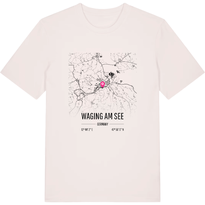 Waging am See karta t-shirt – t-shirt från PinShirt