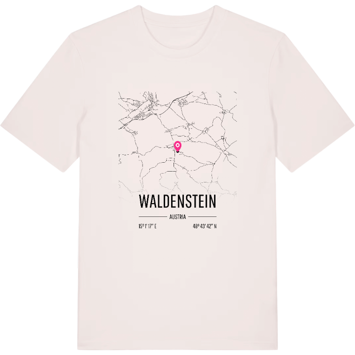 Waldenstein karta t-shirt – t-shirt från PinShirt