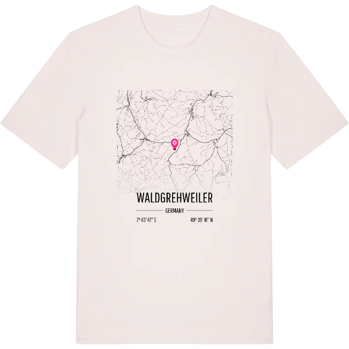 Waldgrehweiler karta t-shirt – t-shirt från PinShirt