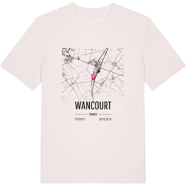 Wancourt karta t-shirt – t-shirt från PinShirt
