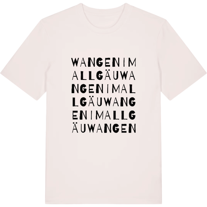 Wangen im Allgäu ordlek t-shirt – t-shirt från PinShirt