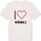 Jag älskar Wängle t-shirt stort tryck