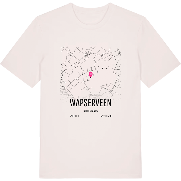 Wapserveen karta t-shirt – t-shirt från PinShirt