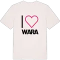 Jag älskar Wara t-shirt stort tryck