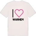 Jag älskar Warhem t-shirt stort tryck