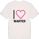 Jag älskar Warter t-shirt stort tryck