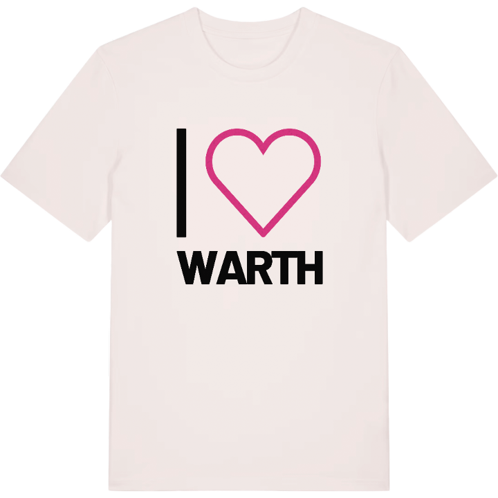 Jag älskar Warth t-shirt stort tryck – t-shirt från PinShirt
