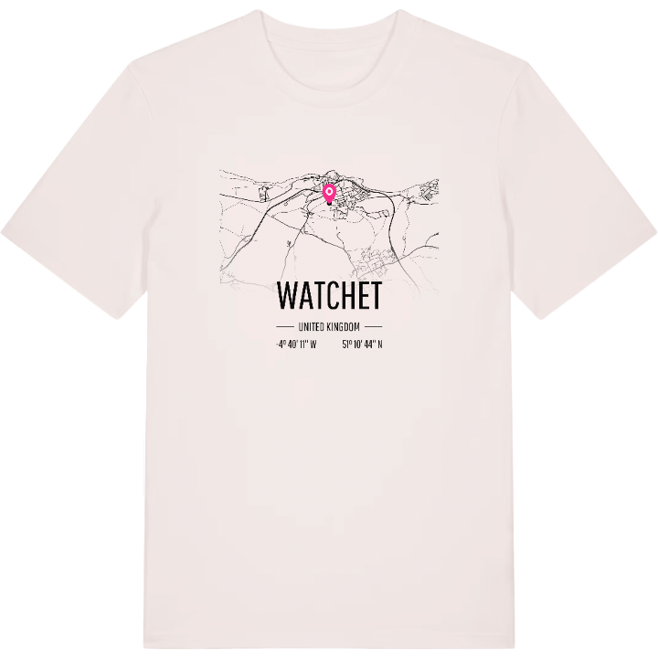 Watchet karta t-shirt – t-shirt från PinShirt