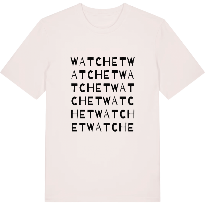 Watchet ordlek t-shirt – t-shirt från PinShirt