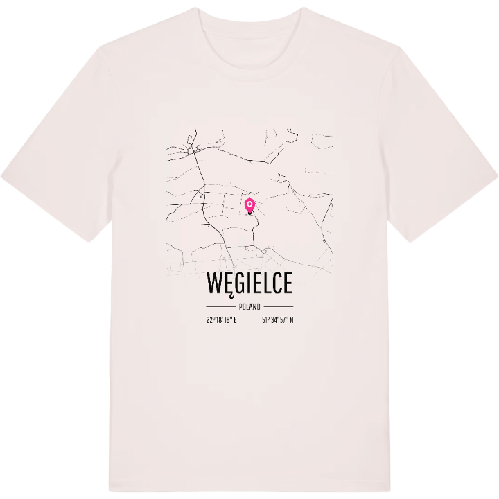 Węgielce karta t-shirt – t-shirt från PinShirt