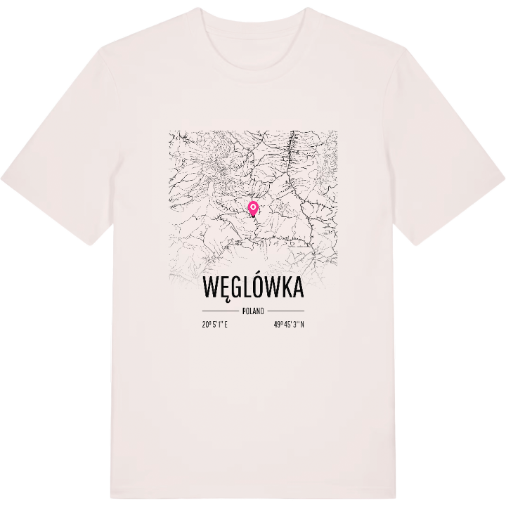 Węglówka karta t-shirt – t-shirt från PinShirt