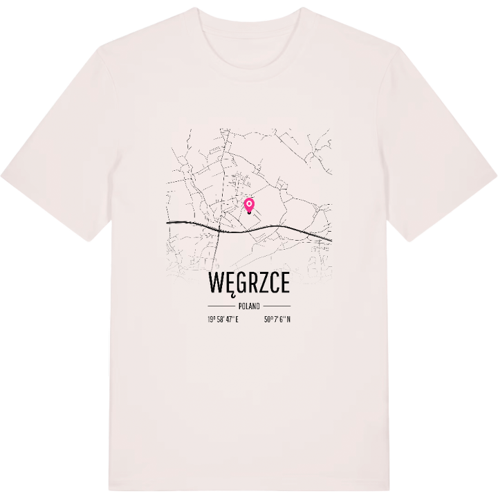 Węgrzce karta t-shirt – t-shirt från PinShirt