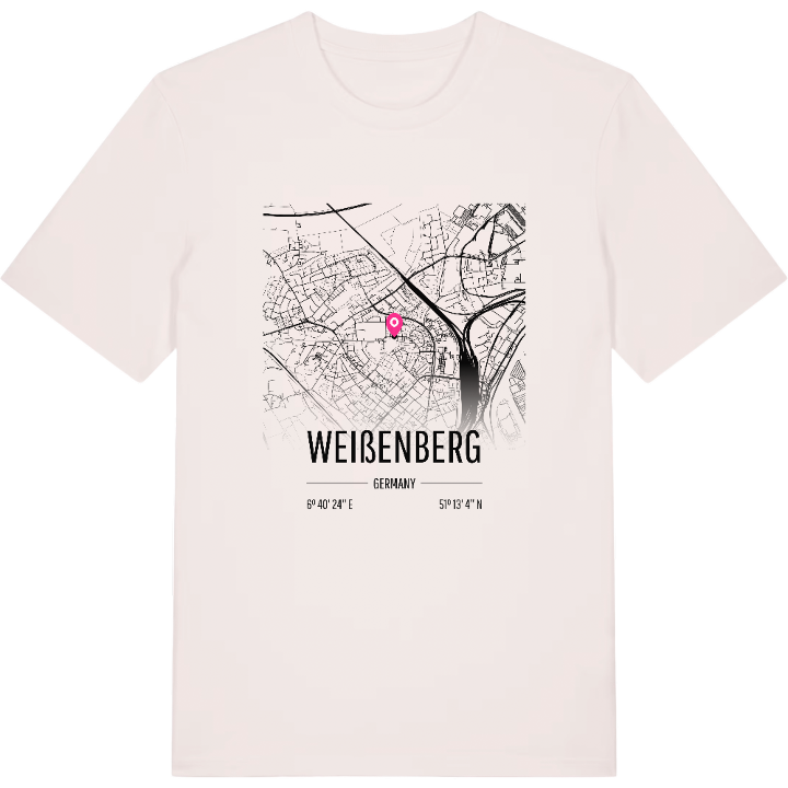 Weißenberg karta t-shirt – t-shirt från PinShirt