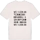 Weilen unter den Rinnen ordlek t-shirt