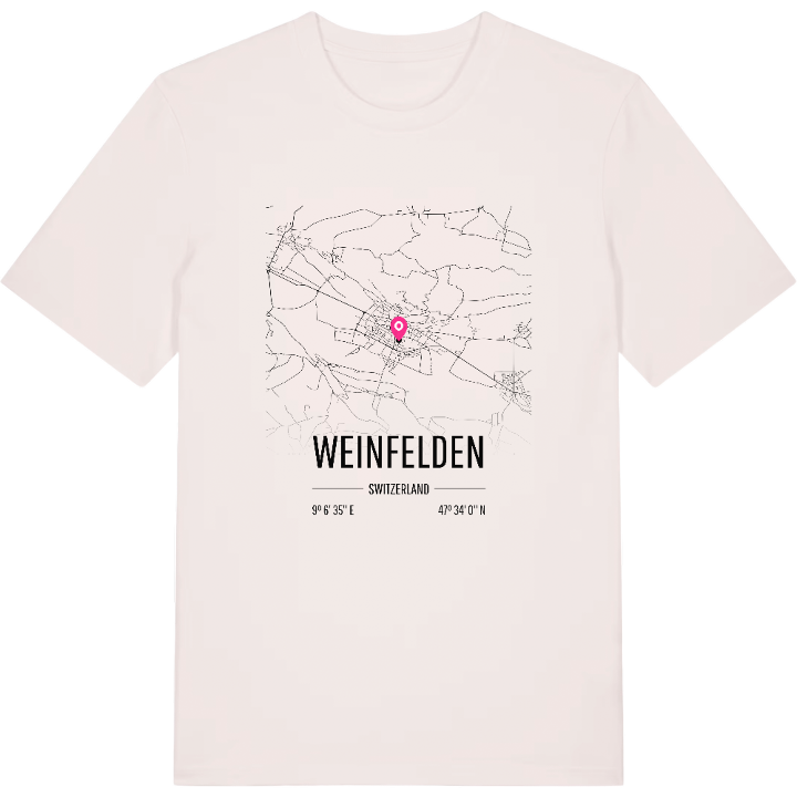 Weinfelden karta t-shirt – t-shirt från PinShirt
