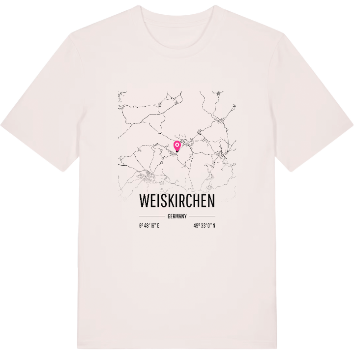 Weiskirchen karta t-shirt – t-shirt från PinShirt