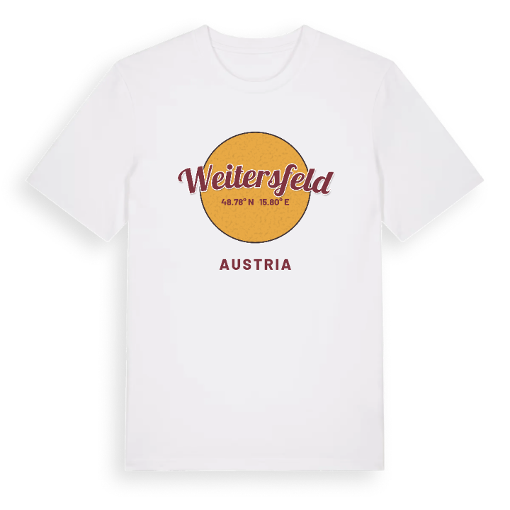 Weitersfeld cirkel t-shirt – t-shirt från PinShirt