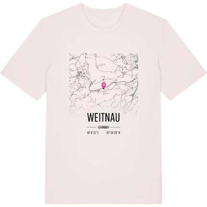 Weitnau karta t-shirt – t-shirt från PinShirt