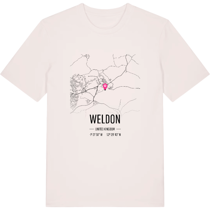 Weldon karta t-shirt – t-shirt från PinShirt