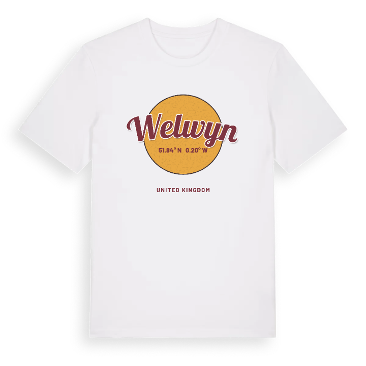 Welwyn cirkel t-shirt – t-shirt från PinShirt