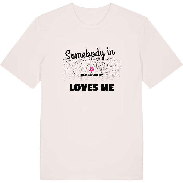 Någon i Wembworthy älskar mig t-shirt – t-shirt från PinShirt