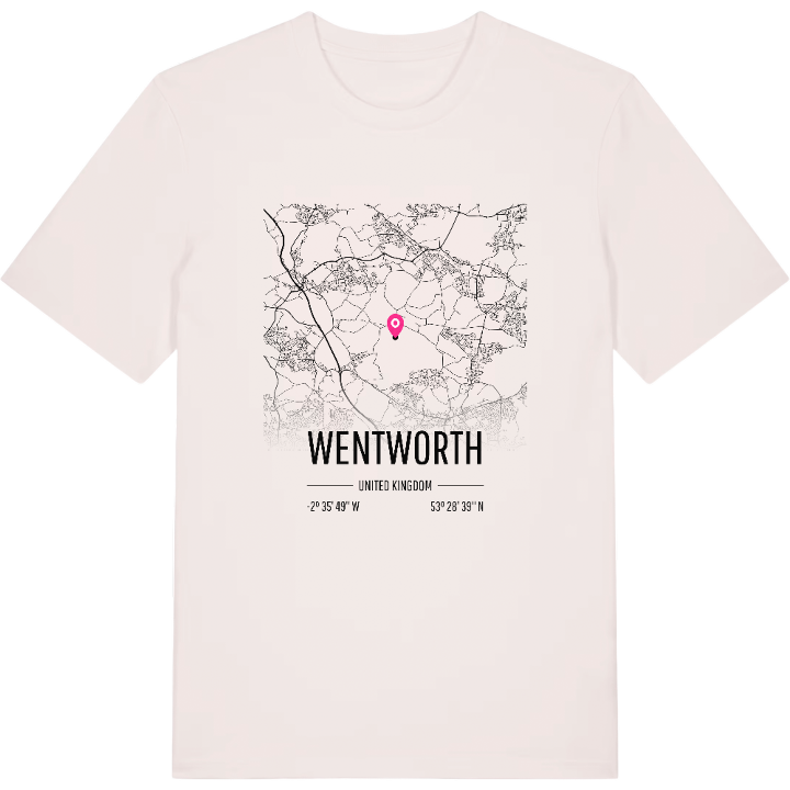 Wentworth karta t-shirt – t-shirt från PinShirt