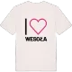 Jag älskar Wesoła t-shirt stort tryck