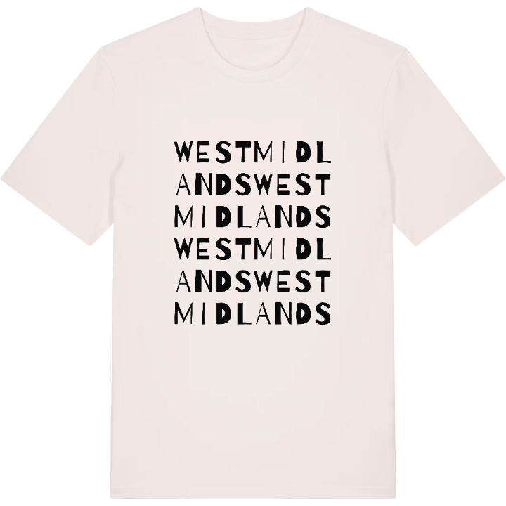 West Midlands ordlek t-shirt – t-shirt från PinShirt