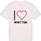 Jag älskar Whitton t-shirt stort tryck