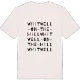 Whitwell-on-the-Hill ordlek t-shirt