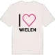 Jag älskar Wielen t-shirt stort tryck