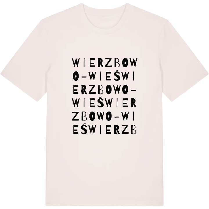 Wierzbowo-Wieś ordlek t-shirt – t-shirt från PinShirt