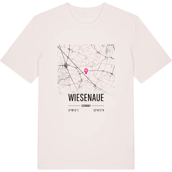 Wiesenaue karta t-shirt – t-shirt från PinShirt