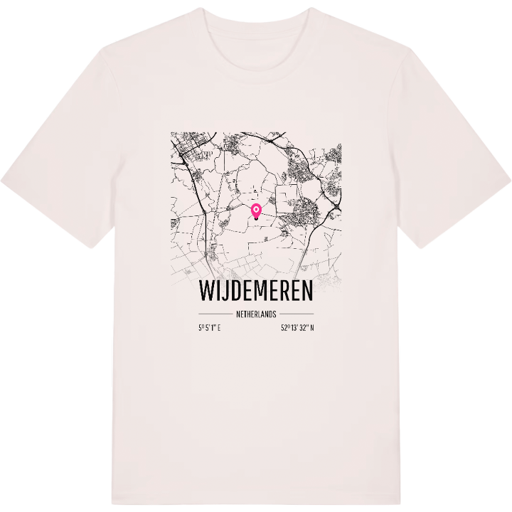 Wijdemeren karta t-shirt – t-shirt från PinShirt