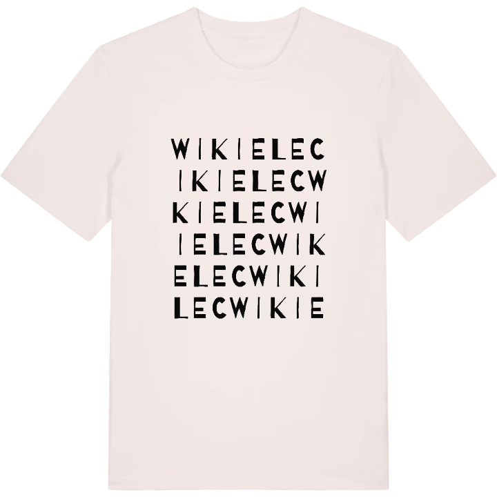 Wikielec ordlek t-shirt – t-shirt från PinShirt