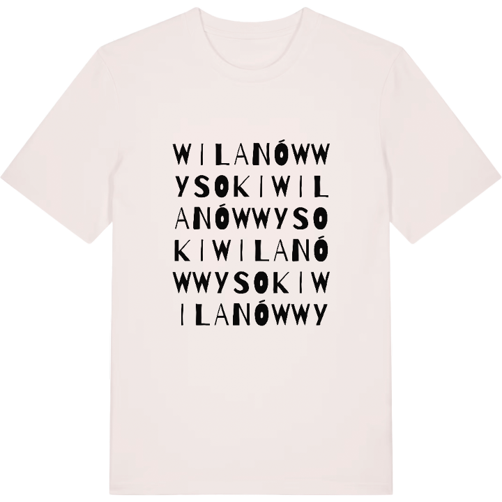 Wilanów Wysoki ordlek t-shirt – t-shirt från PinShirt