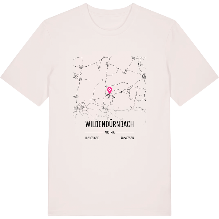 Wildendürnbach karta t-shirt – t-shirt från PinShirt